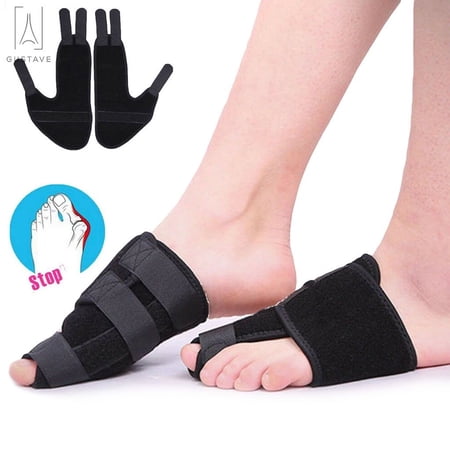 GustaveDesign 1Pair Big Toe Separator Corrector Relief Toes Brace, Toe Support Straightener Splints Alignment Spacer (Size S)