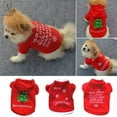 thumbnail image 1 of GustaveDesign Christmas Dog Coat Cute Pet Puppy Jacket Hoodie Thick Warm Dog Sweater Soft Cotton Pullover Dog clothing for Small Medium Dogs "Christmas Tree,L", 1 of 7