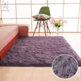 thumbnail image 1 of GustaveDesign Large Size Fluffy Rugs Fashion Color Living Room Carpet Comfy Bedroom Home Decorate Area Rugs Pads "39.4inch * 63inch,Grayish Purple", 1 of 10