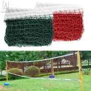Gustavedesign 20 x 2.5ft Portable Badminton Net Tennis Volleyball Net Mesh For Beach Garden Ground Indoor Outdoor - Easy Setup Nylon Sports Net, Green