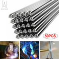thumbnail image 1 of Gustavedesign 50PCS Easy Melt Welding Rods Low Temperature Aluminum Wire Brazing Solution Welding Flux-Cored Rods 1.6mm*500mm, 1 of 10