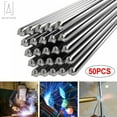 thumbnail image 1 of Gustavedesign 50PCS Easy Melt Welding Rods Low Temperature Aluminum Wire Brazing Solution Welding Flux-Cored Rods 2mm*500mm, 1 of 10