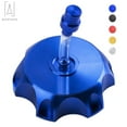 thumbnail image 1 of Gustavedesign Motorcycle CNC Aluminum Alloy Fuel Gas Tank Cap Vent Cover with Air Tube Breather Pipe For Honda ATV Motor Bike, Blue, 1 of 10