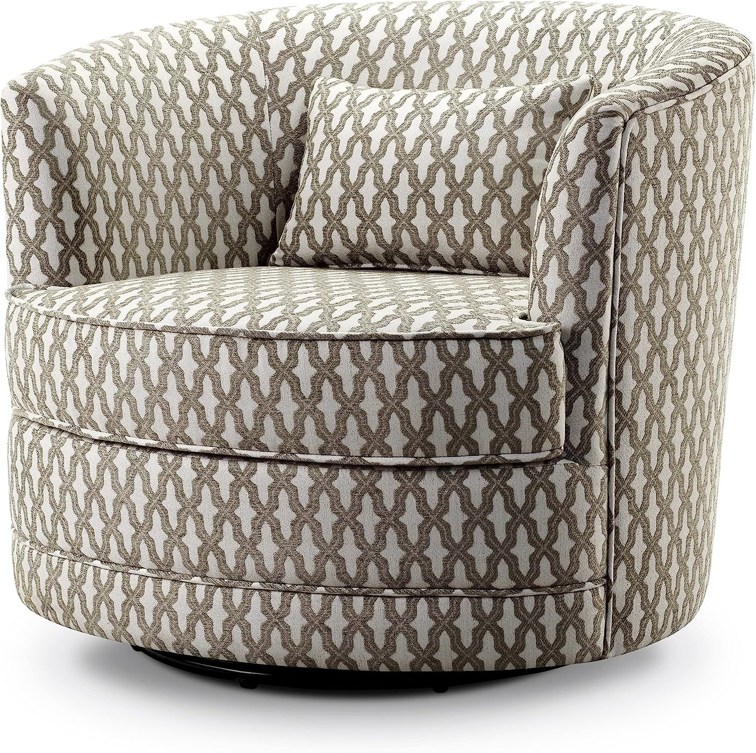 Gustavo Furniture Living Reading Arm Comfy Bedroom Swivel Accent Room Chair Standard Blue