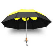 GustBuster 33143YL-BL 43 in. Metro Auto Open Umbrella, Yellow & Black