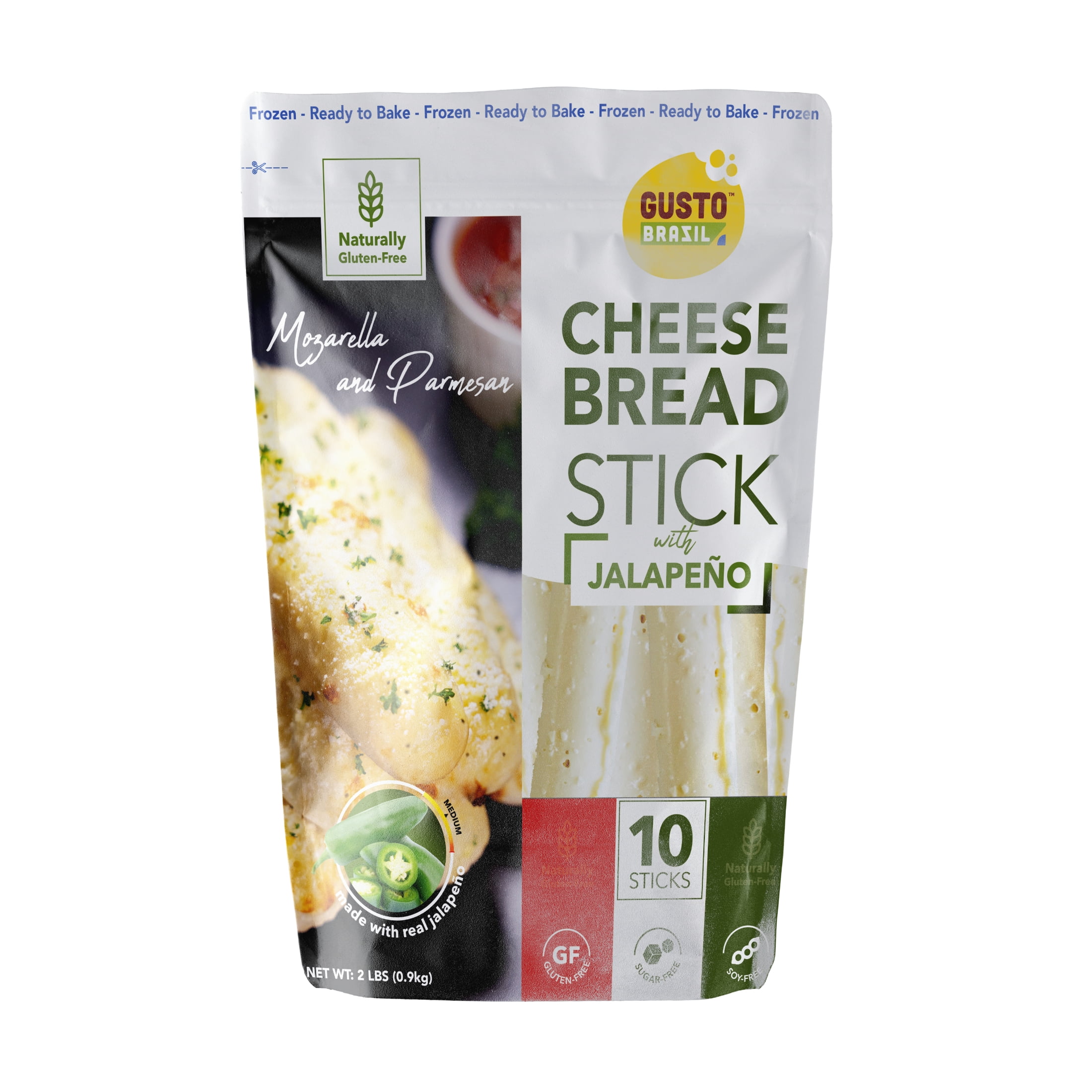Gusto Brazil Cheese Bread (4 Pack - 2.2lbs per bag) - Walmart.com