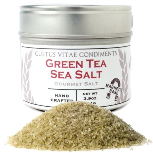 Gustus Vitae 3.9 oz. Green Tea Sea Salt - Pack 4