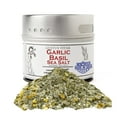 Gustus Vitae - Garlic Basil Sea Salt - Non GMO - Magnetic Tin - 2.5 ...