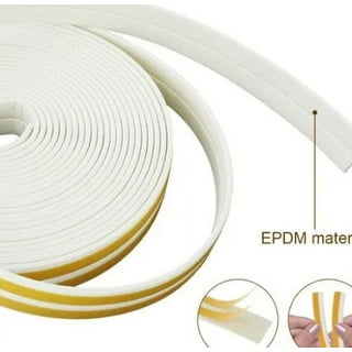 10FT Self Adhesive Foam Strip Black Single Sided Weather Stripping
