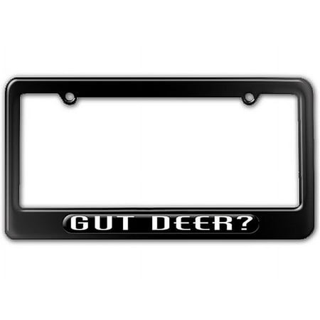 Gut Deer - Buck Hunting License Plate Frame