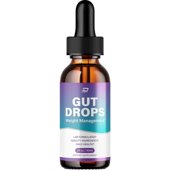 Gut Drops GutDrops Extra Strength All Natural Healthy Levels Support Grape Seed Extract, 1 Pack, 1 Month Supply