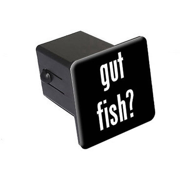Gut Fish - Fishing 2" Tow Trailer Hitch Cover Plug Insert