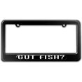 thumbnail image 1 of Gut Fish - Hunting - Fishing License Plate Frame, 1 of 1