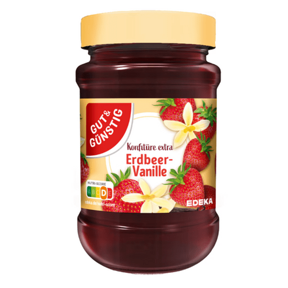 Gut & Guenstig Strawberry-Vanilla Jam 450g