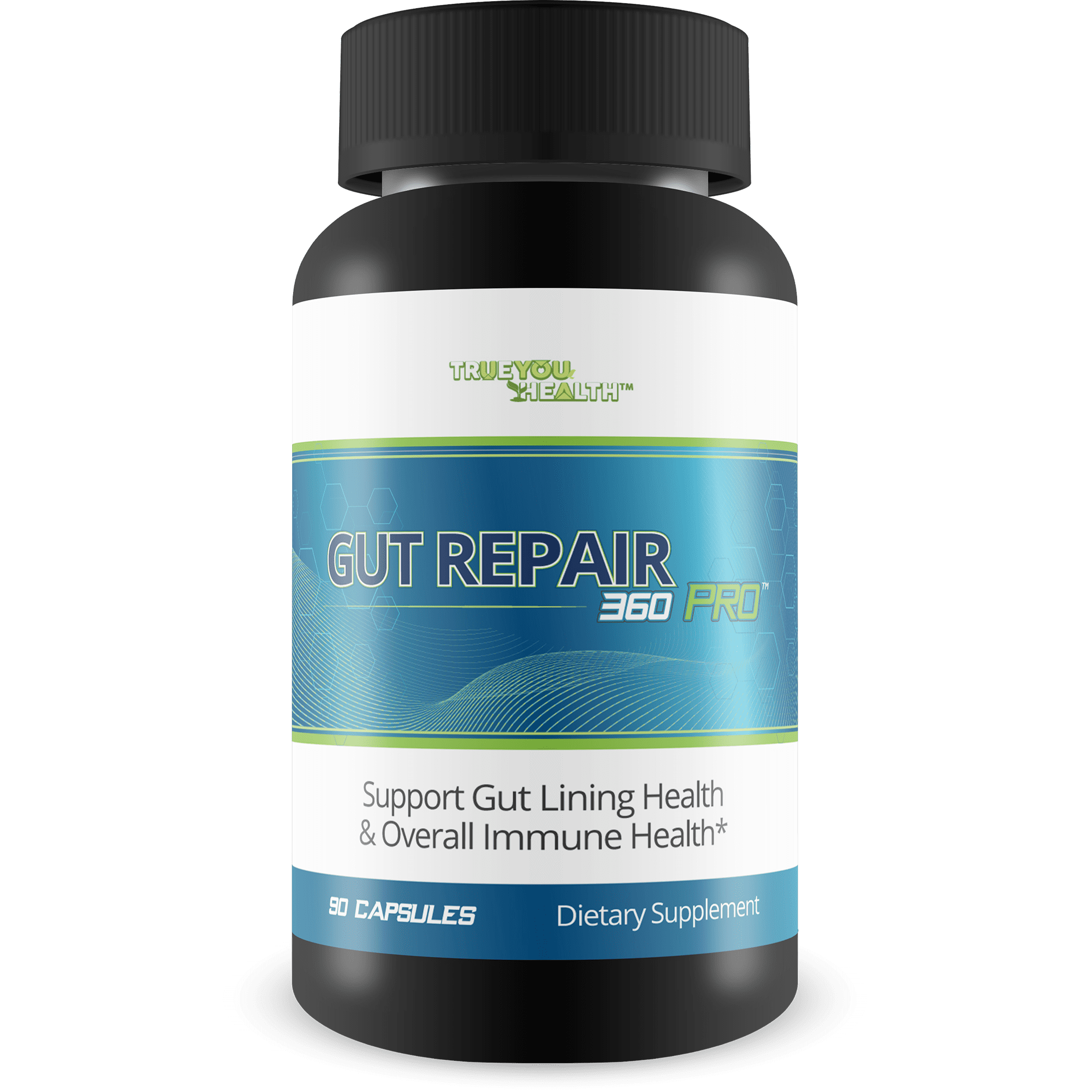 Gut Repair 360 Pro - Intestinal Health Supplement - LeakyGut Repair - Support GI Lining Health - Help Reduce Symptoms Like Bloating, Heartburn, IBS - Our Best Gut Support Formula