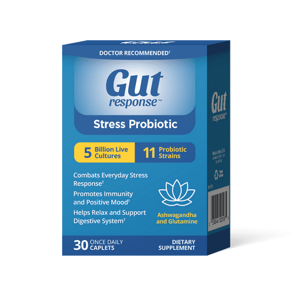 Gut Response Stress Probiotic 5 Billion Cfu 30 Cplts
