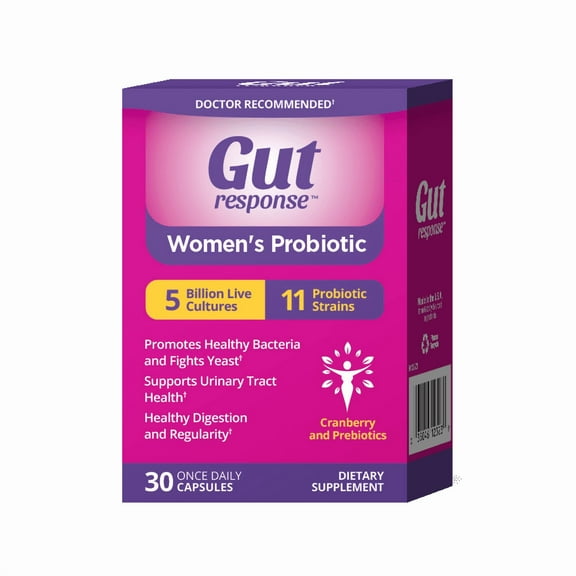 Gut Response Women's Probiotic 5 Billion Cfu 30 Caps