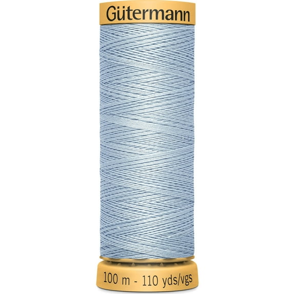 Gutermann 110 Yd Cotton Thread-Steel Blue