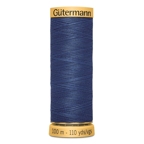 Gutermann 110 Yd Mercerized Cotton Thread-Bright Navy