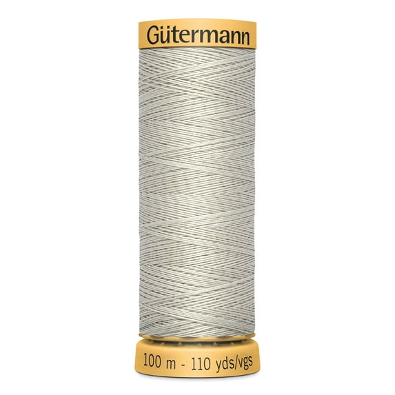 Gutermann 110 Yd Natural Cotton Thread-Bone