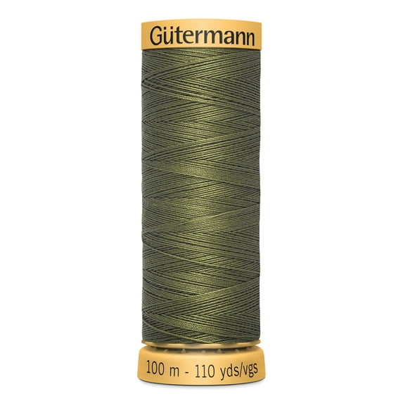 Gutermann 110 Yd Natural Cotton Thread-Bronze