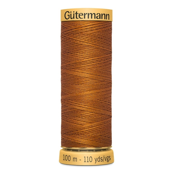 Gutermann 110 Yd Natural Cotton Thread-Copper