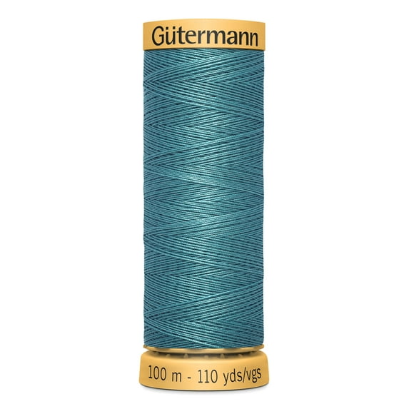 Gutermann 110 Yd Natural Cotton Thread-Nile Green