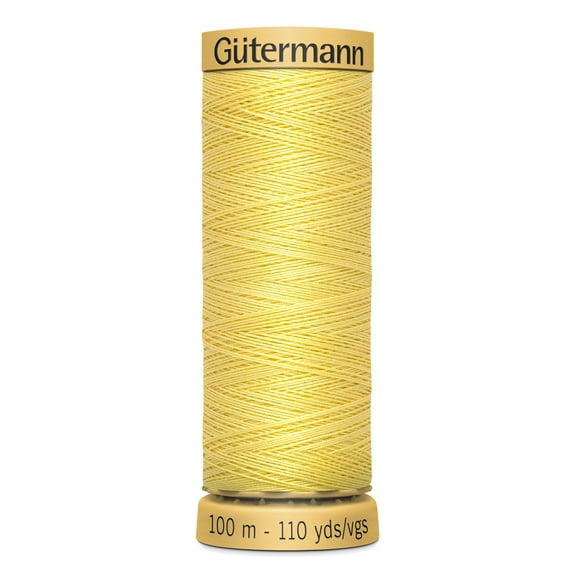 Gutermann 110 Yd Natural Cotton Thread-Primrose