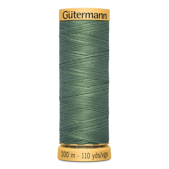 Gutermann 110 Yd Natural Cotton Thread-Sage Green