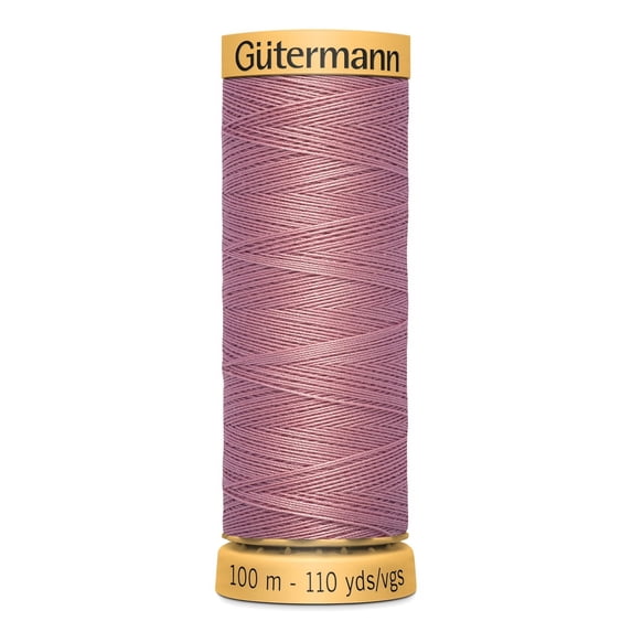 Gutermann 110 Yd Natural Cotton Thread-Strawberry