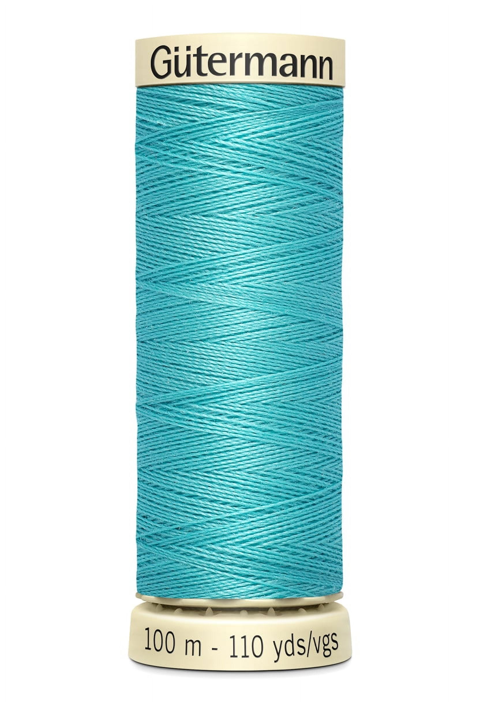 Gutermann 110 Yd Polyester Thread-Crystal Blue - Walmart.com