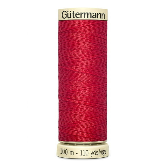 Gutermann 110 yd Polyester Thread-True Red