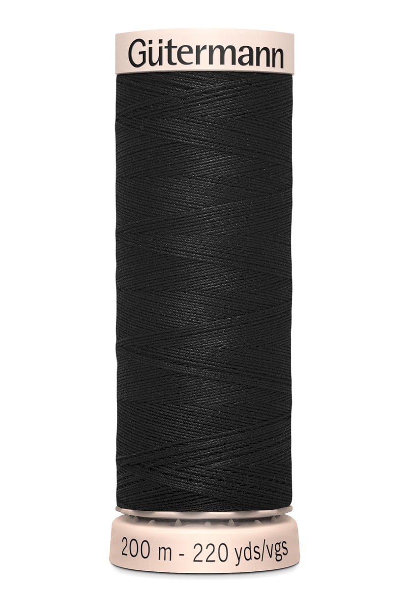 Gutermann 220 Yd Cotton Thread-Black