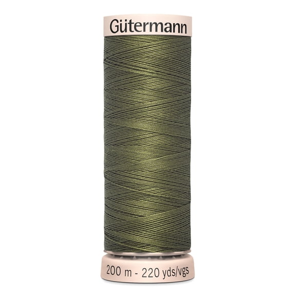 Gutermann 220 Yd Natural Cotton Thread-Basil Green