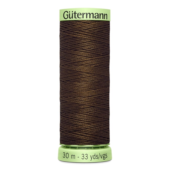 Gutermann 33 Yd Top Stitch Heavy-Duty Thread-Espresso