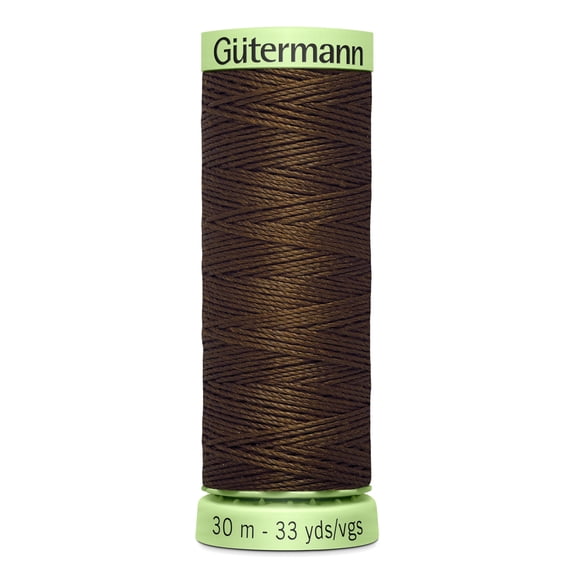 Gutermann 33 Yd Top Stitch Heavy-Duty Thread-Espresso