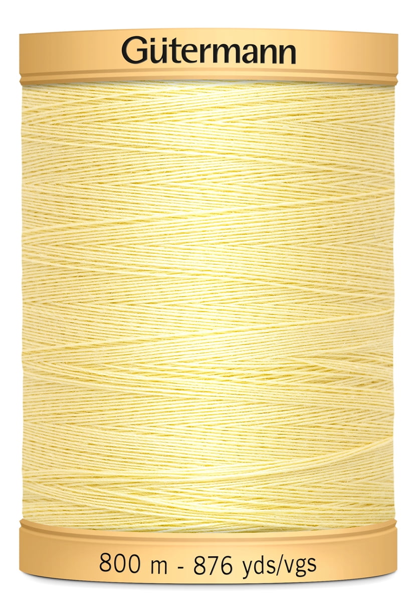 Gutermann 876 Yd Natural Cotton Thread-Butter Cream