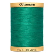 Gutermann 876 Yd Natural Cotton Thread-Garden Green