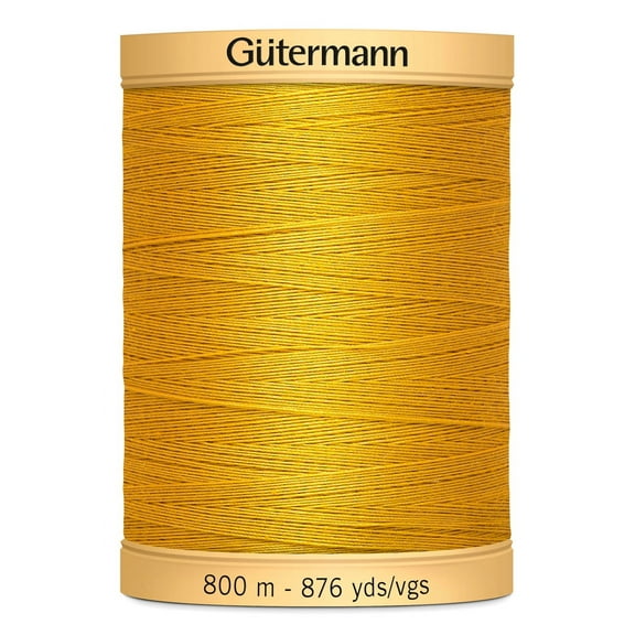 Gutermann 876 Yd Natural Cotton Thread-Gold