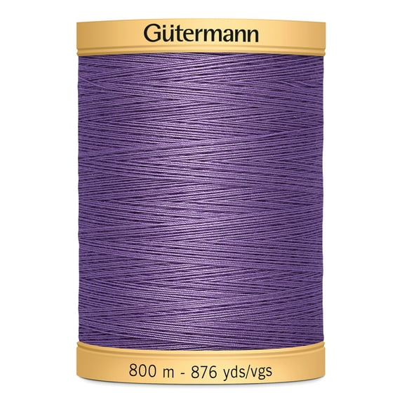 Gutermann 876 Yd Natural Cotton Thread-Grape