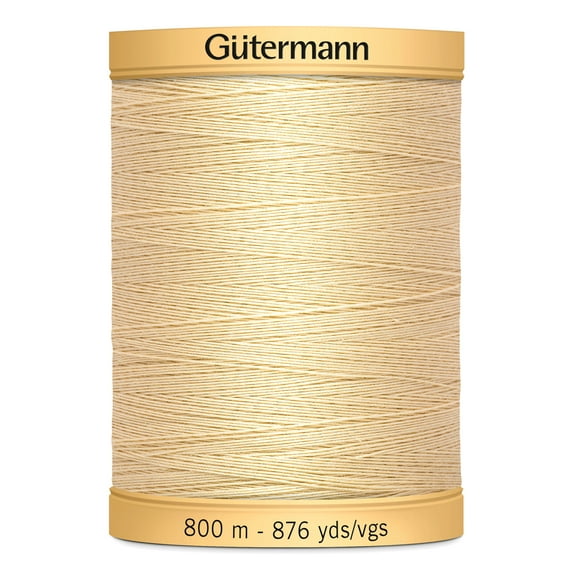 Gutermann 876 Yd Natural Cotton Thread-Oak Tan