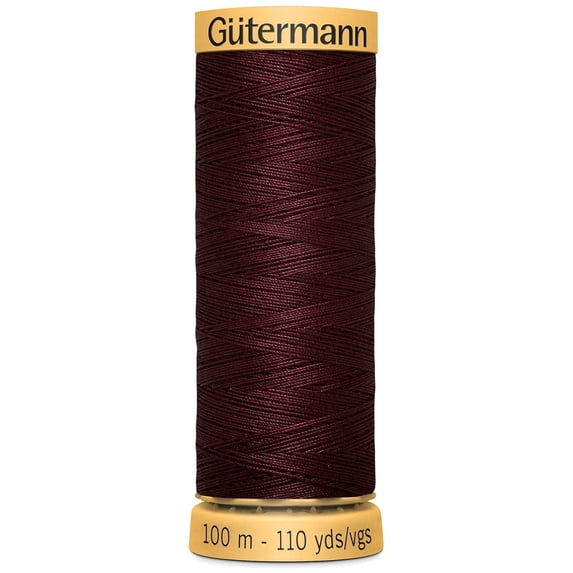 Gutermann 876 Yd Natural Cotton Thread-Raspberry Purple