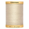 thumbnail image 1 of Gutermann 876 Yd Natural Cotton Thread-Sandy Gray, 1 of 2