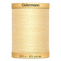 Gutermann 876 Yd Natural Cotton Thread-Vanilla Cream
