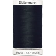 Gutermann Black Polyester Sewing Thread, 547 Yards