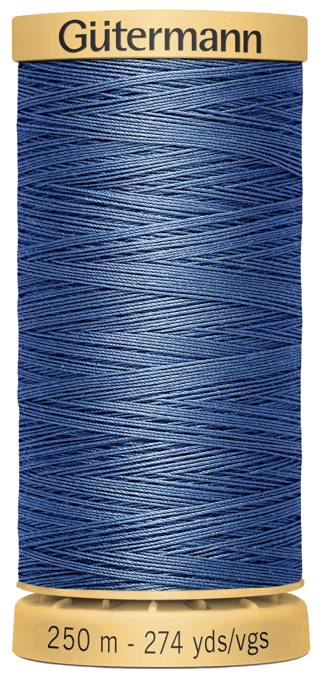 Gutermann Natural Cotton Thread 273yd-Dark Blue Sky