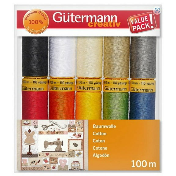 Gutermann Cotton 50 Thread Set - 10 Spools