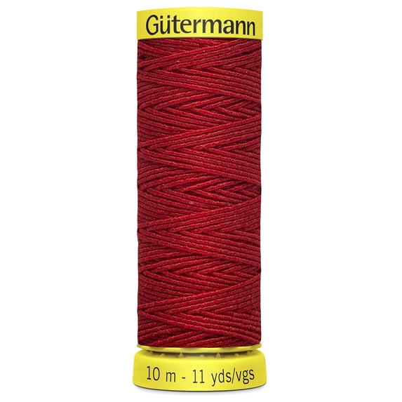 Gutermann Elastic Thread 11yd-Red