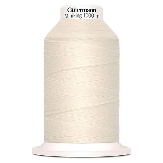 Gutermann Miniking Overlocking Sewing Thread – 1000m Bulky Nylon ...