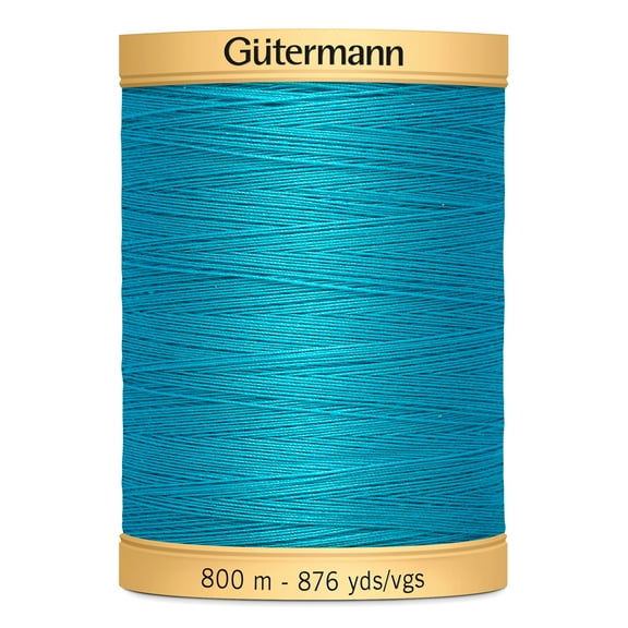 Gutermann Natural Cotton Aqua Marine Thread, 876 Yd.